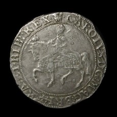 Charles I halfcrown obverse