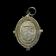 Charles I royalist badge reverse