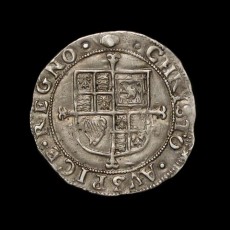 Charles I sixpence reverse