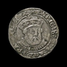Henry VIII groat obverse