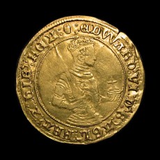 Edward VI half sovereign obverse