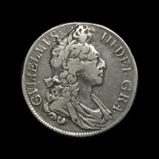William III shilling obverse