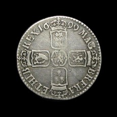 William III shilling reverse