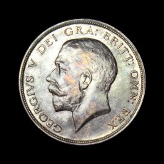 George V halfcrown obverse
