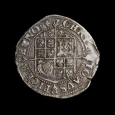 Charles I sixpence reverse