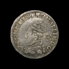 Elizabeth I sixpence obverse