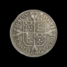 Elizabeth I sixpence reverse