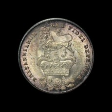 George IV shilling reverse