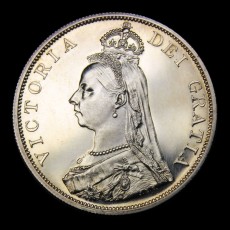 Victoria proof double florin obverse