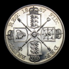 Victoria proof double florin reverse