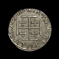 Mary queen of scots testoon reverse