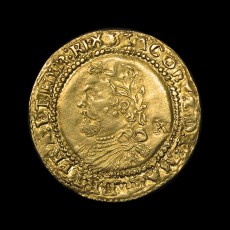 James I half laurel obverse