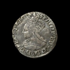 Philip and Mary groat obverse