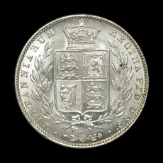 Victoria halfcrown reverse