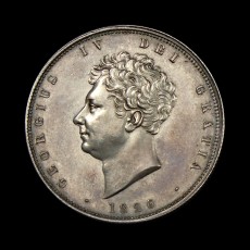 George IV proof halfcrown obverse