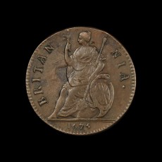 Charles II farthing reverse