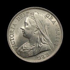 Victoria halfcrown obverse