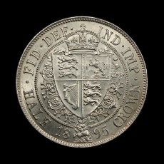 Victoria halfcrown reverse