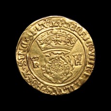 Henry VIII crown of the double rose obverse