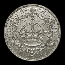 George V crown reverse