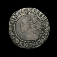 Elizabeth I sixpence obverse