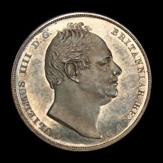 William IV proof crown obverse