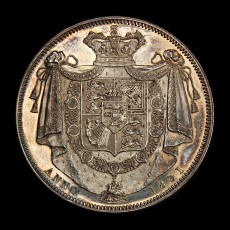 William IV proof crown reverse