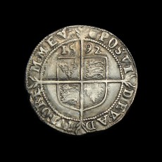 Elizabeth I sixpence reverse