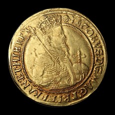James I unite obverse
