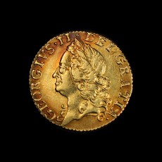 George II half guinea obverse
