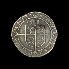 Elizabeth I sixpence reverse