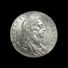 William III shilling obverse
