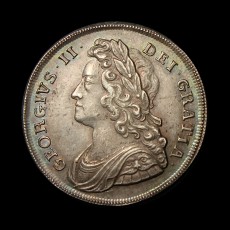 George II halfcrown obverse