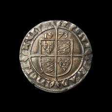 Elizabeth I sixpence reverse