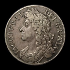 James II crown obverse