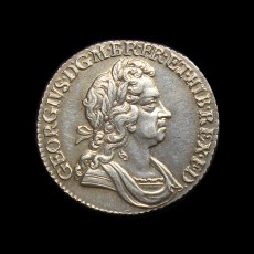 George I shilling obverse