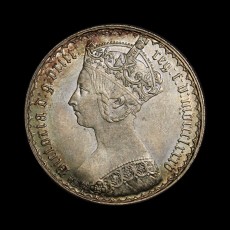 Victoria florin obverse
