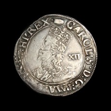 Charles I shilling obverse
