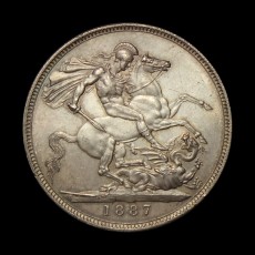 Victoria crown reverse