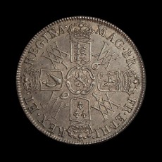 William & Mary halfcrown reverse