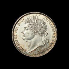 1825 shilling obverse