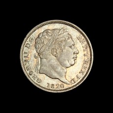 1820 shilling obverse