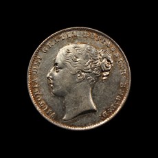 1862 shilling obverse