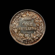 1862 shilling reverse