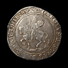 Charles I halfcrown obverse