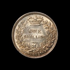 1849 shillings reverse