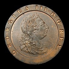 Cartwheel twopence obverse