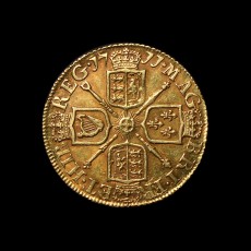 Anne half guinea reverse