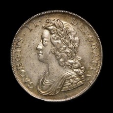 George II halfcrown obverse