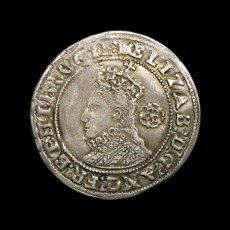 Elizabeth I sixpence obverse